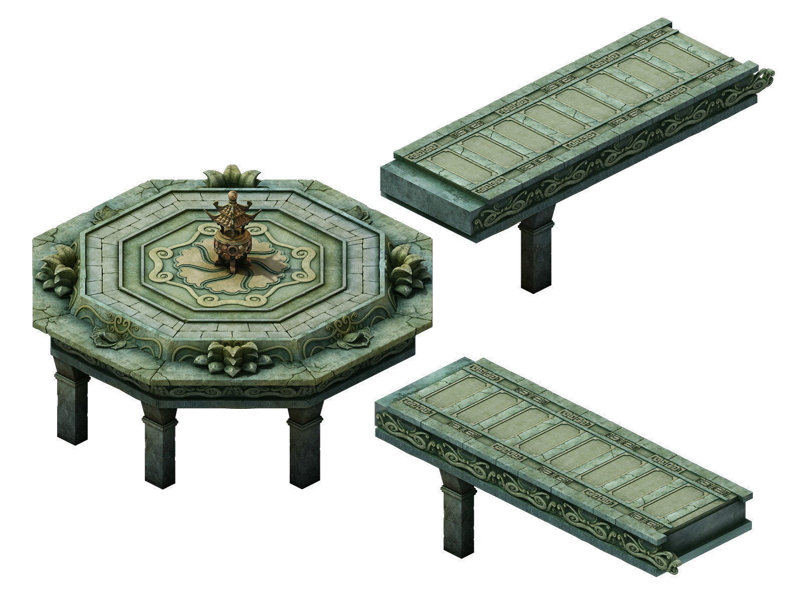 me Model - Kashayana Buddha Forest Water Shueit 01 3D model_1