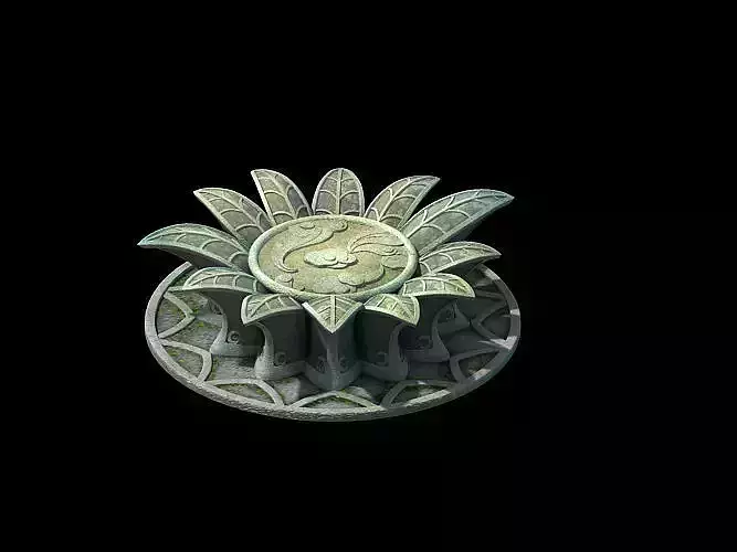 Model - Kapya Buddha Forest Little Lotus Block 07