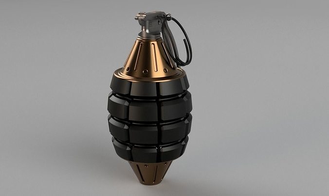 Toy grenade statue 3D print model