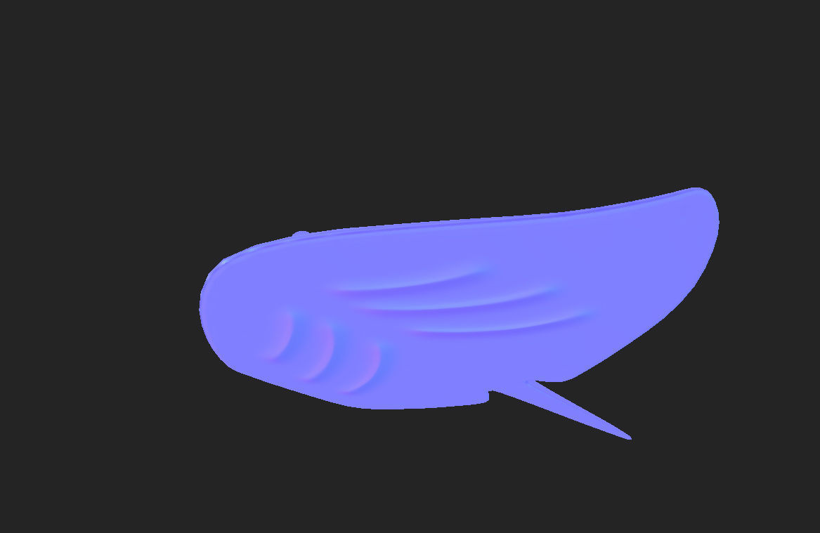 Manta Ray 3D model_7