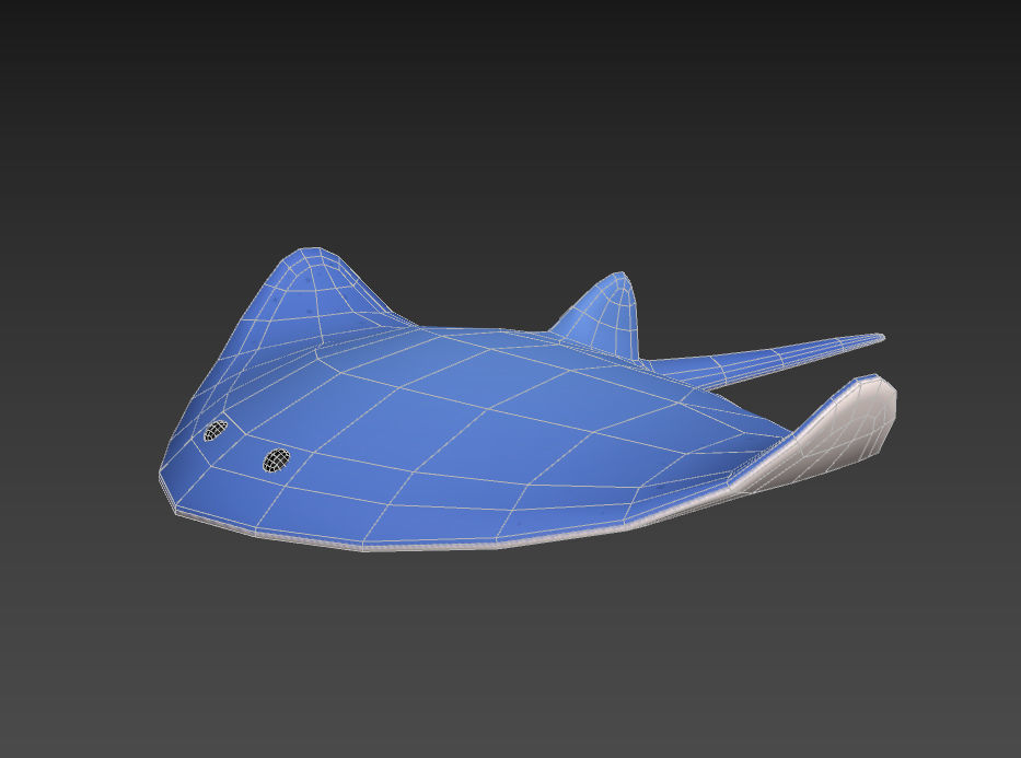Manta Ray 3D model_11