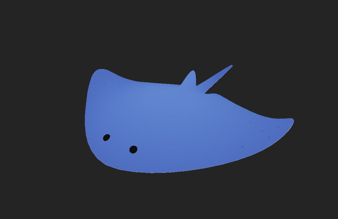 Manta Ray 3D model_6