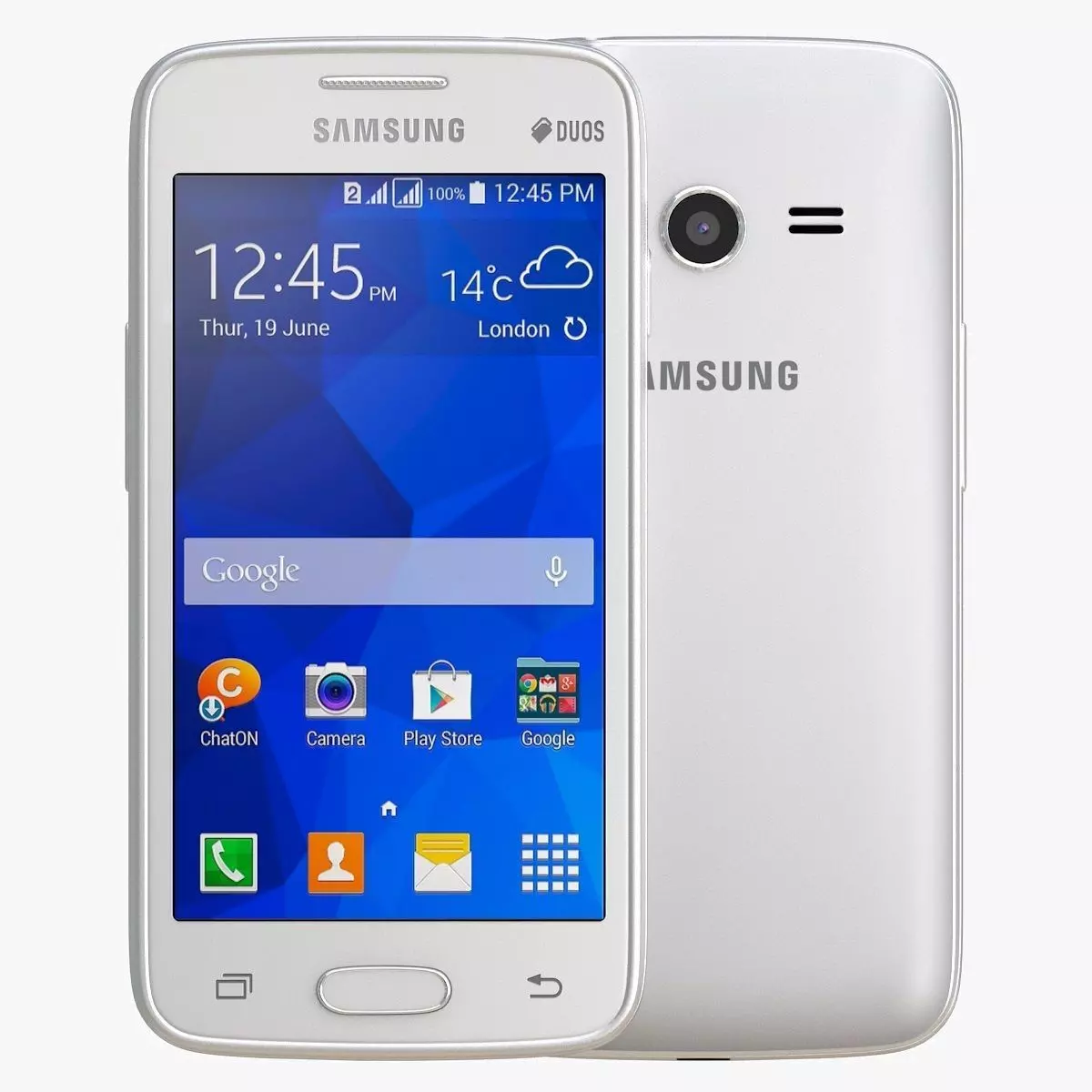 Samsung Galaxy Ace NXT White 3D model_0