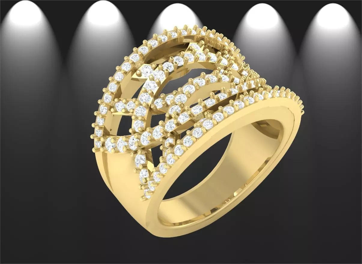 LADIES RING BSJ-R 8888 3D print model_0