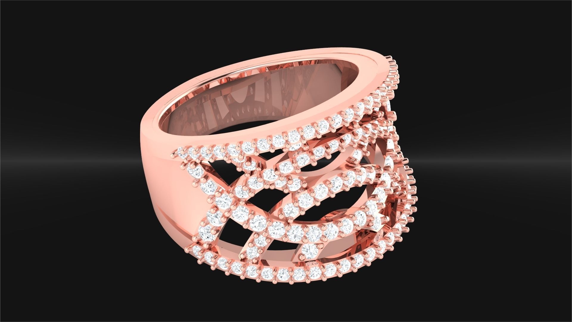 LADIES RING BSJ-R 8888 3D print model_1