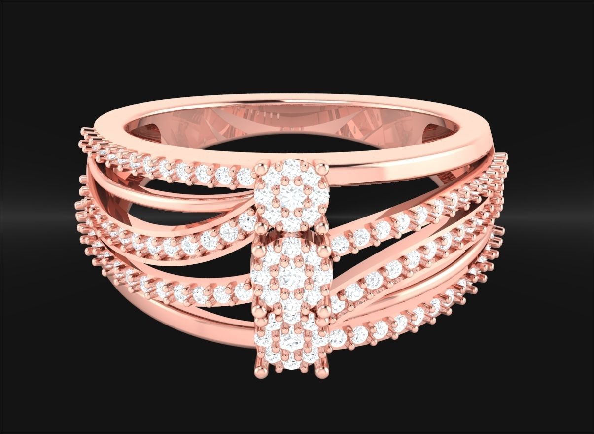 LADIES RING BSJ-R 8890 3D print model_1