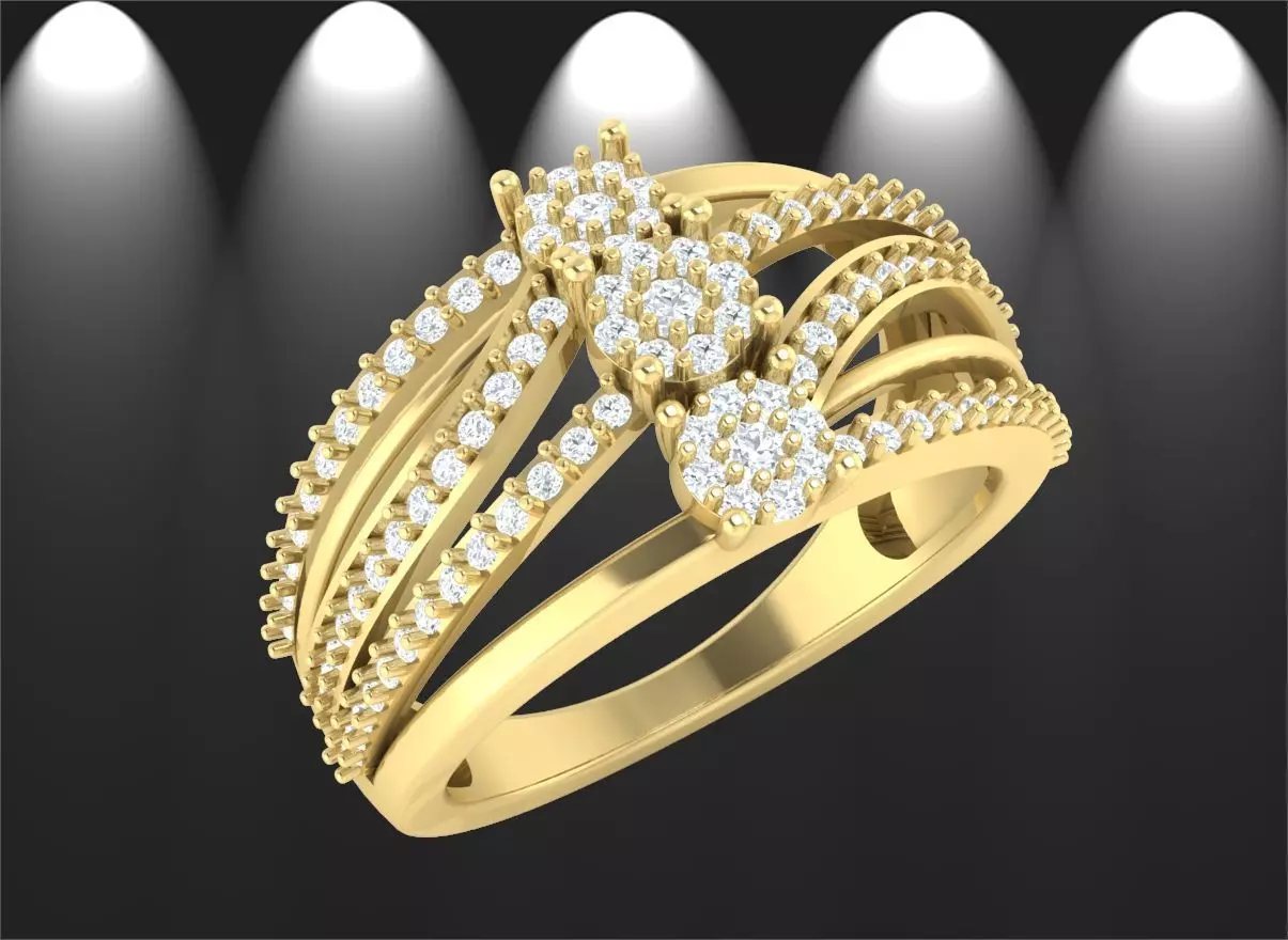 LADIES RING BSJ-R 8890 3D print model_0