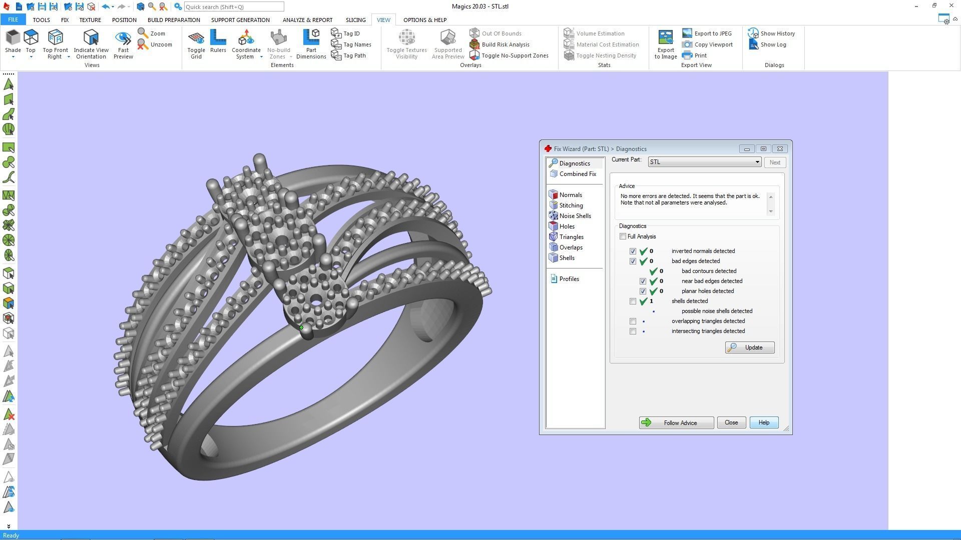 LADIES RING BSJ-R 8890 3D print model_3