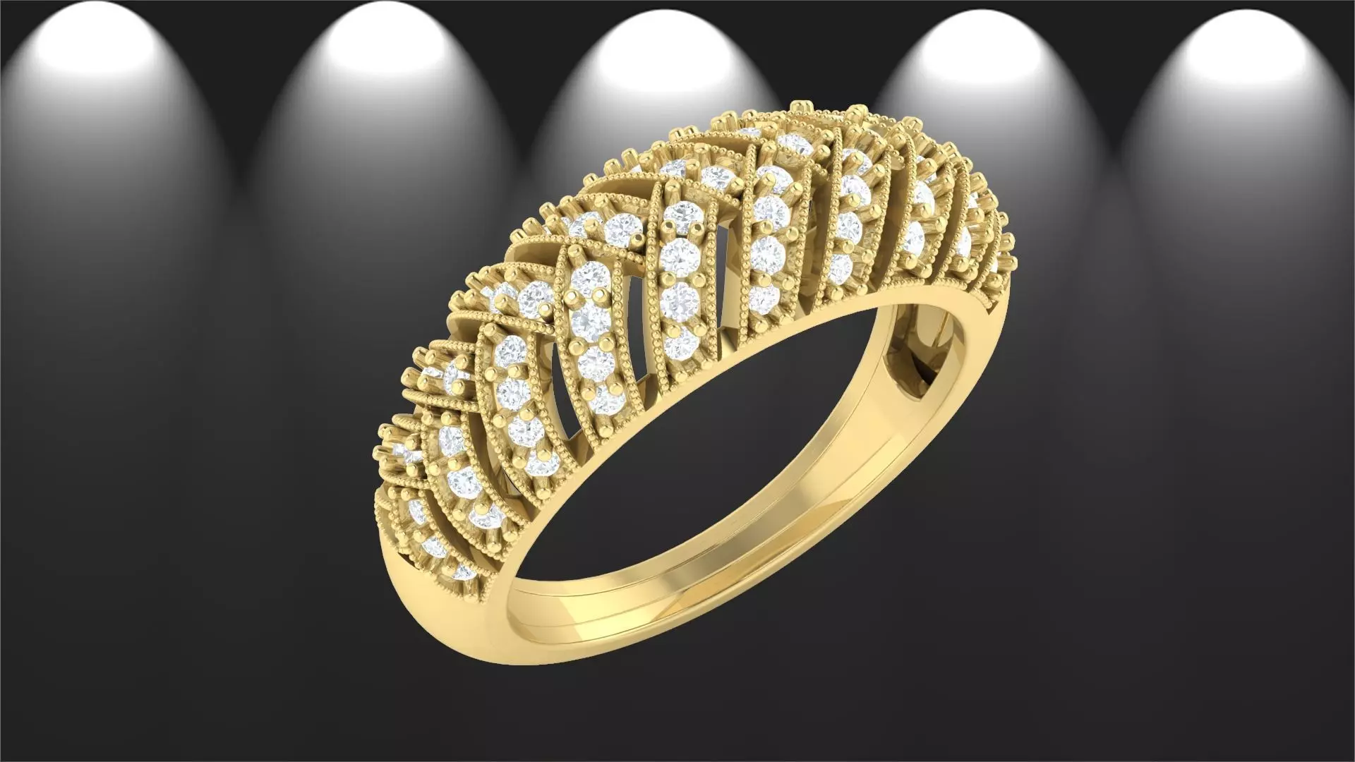 LADIES RING BSJ-R 8897 3D print model_0