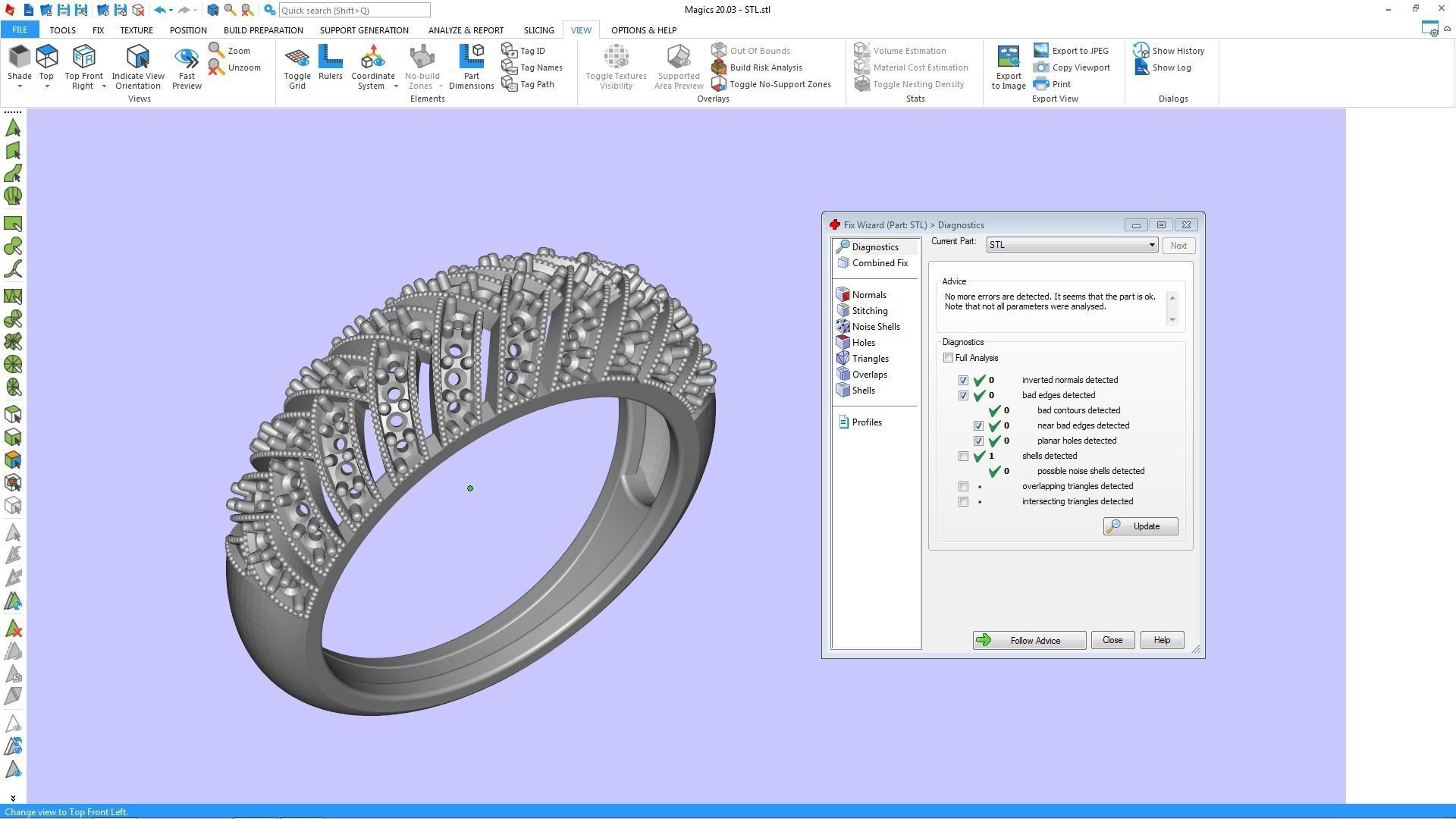 LADIES RING BSJ-R 8897 3D print model_3