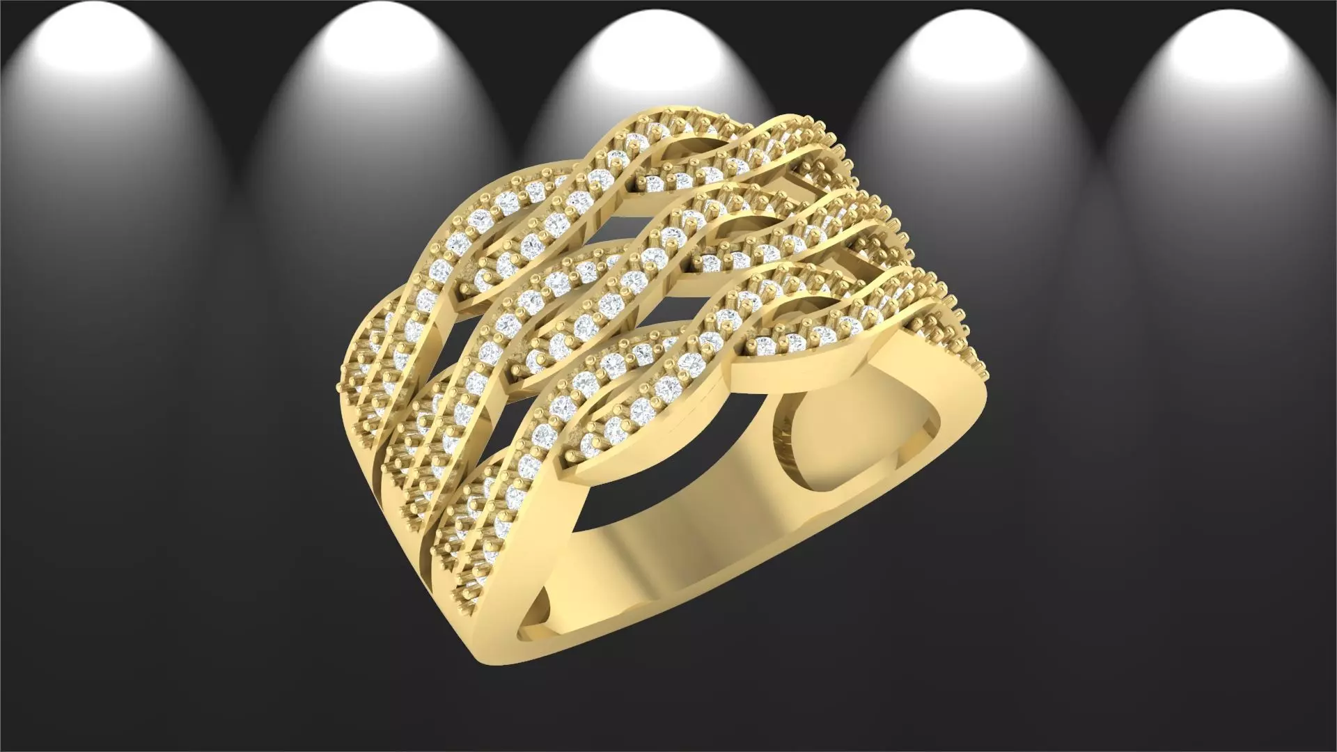 LADIES RING BSJ-R 8898 3D print model_0