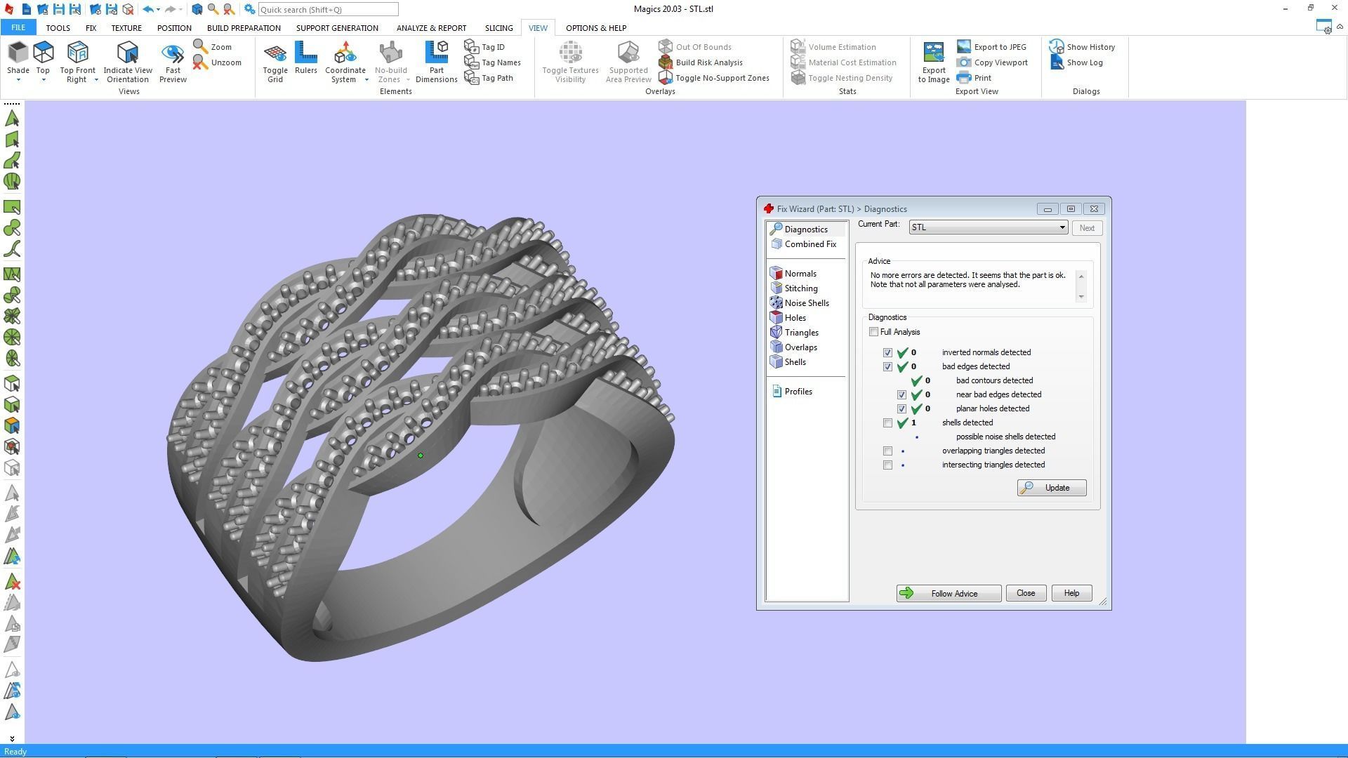 LADIES RING BSJ-R 8898 3D print model_3