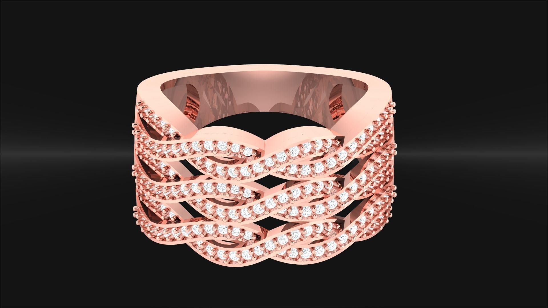 LADIES RING BSJ-R 8898 3D print model_1