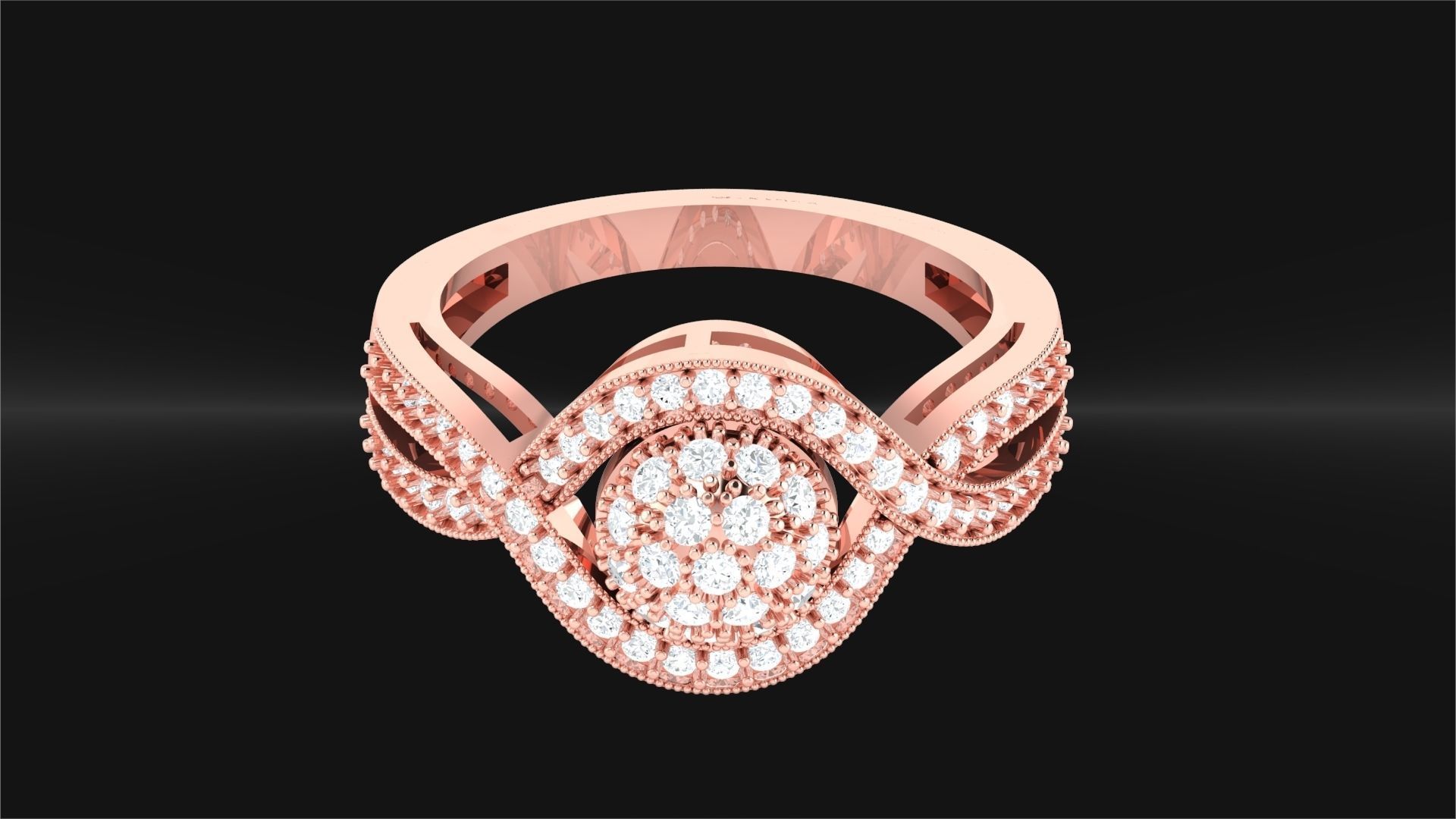 LADIES RING BSJ-R 8899 3D print model_1