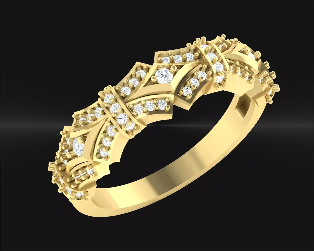 LADIES RING BSJ-R 8907 3D print model_0