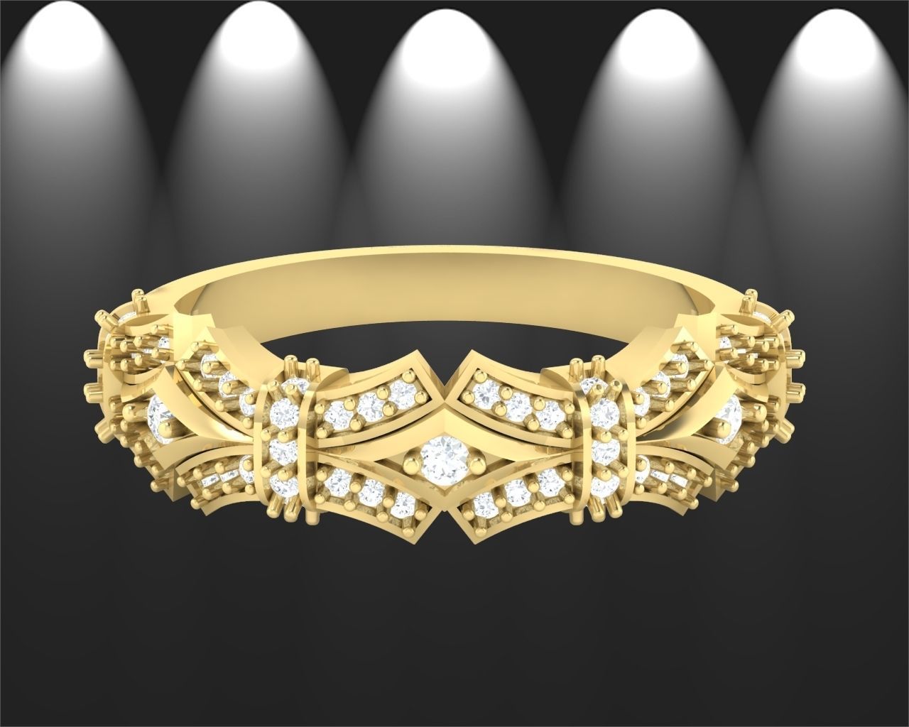 LADIES RING BSJ-R 8907 3D print model_1