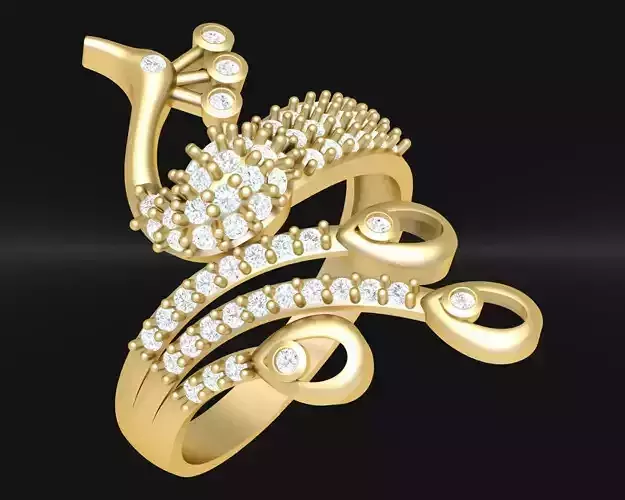 PEACOCK RING