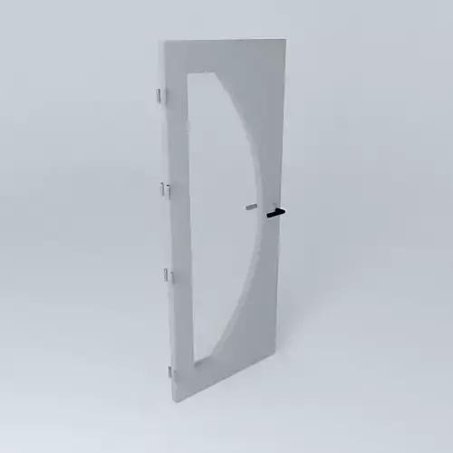 3D door curved glass