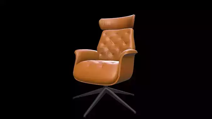 Unreal engine 4 Chair  Low-poly 3D model