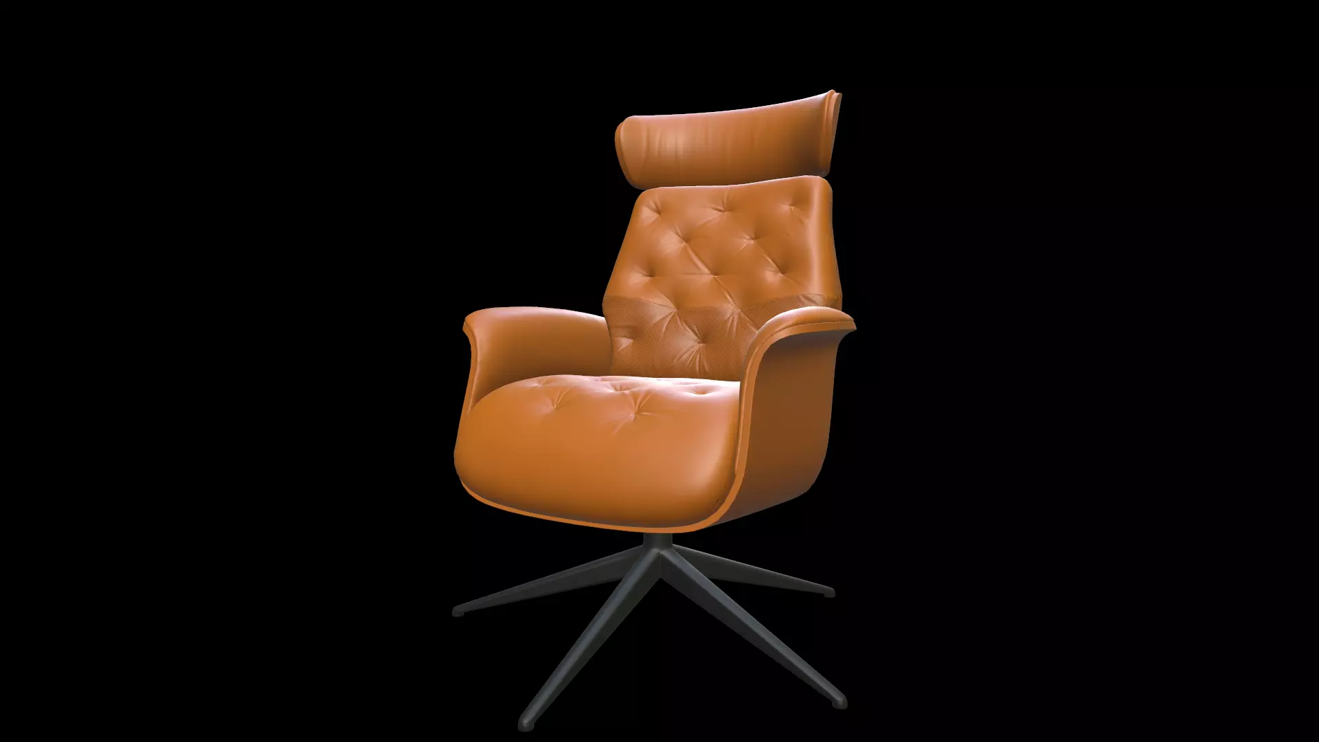 Unreal engine 4 Chair  Low-poly 3D model_0