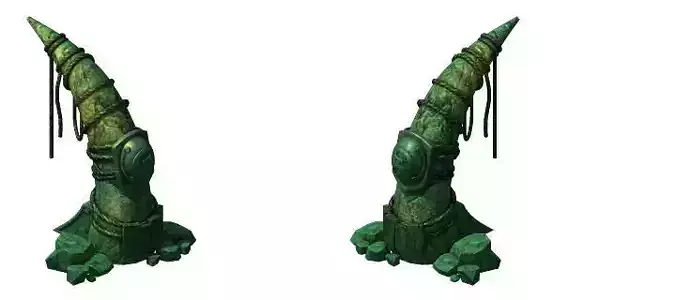 Game model - stone teeth