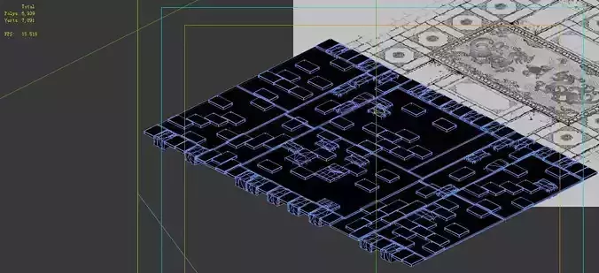Game model - stone brick ground