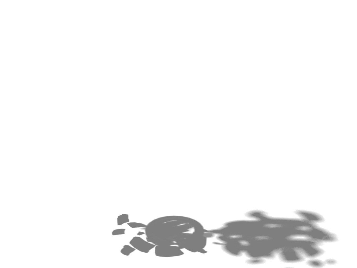 Game Model - broken prominent rock pillars 3D model_1