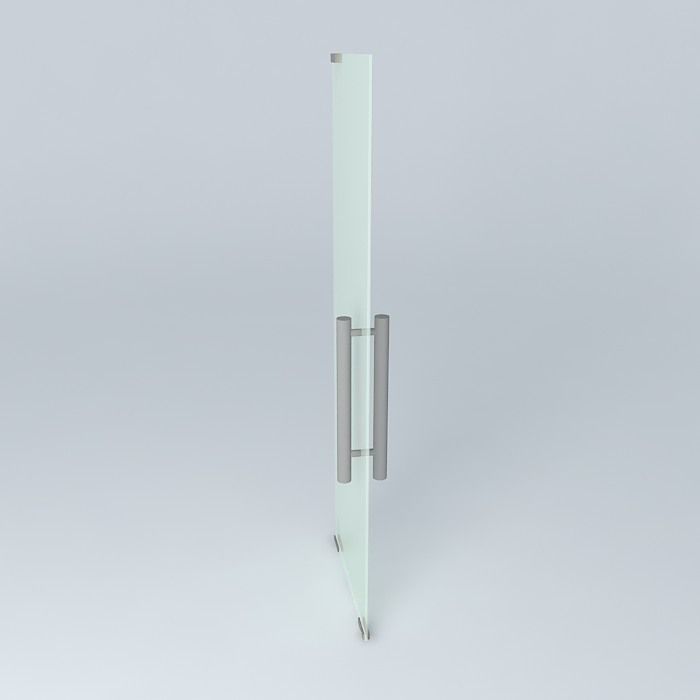 GLASS DOOR Free 3D model_2