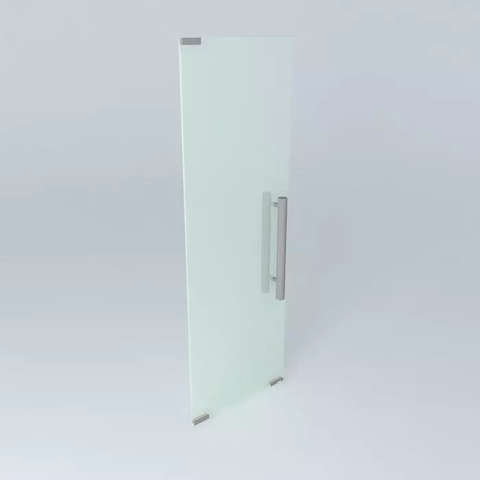 GLASS DOOR Free 3D model_0