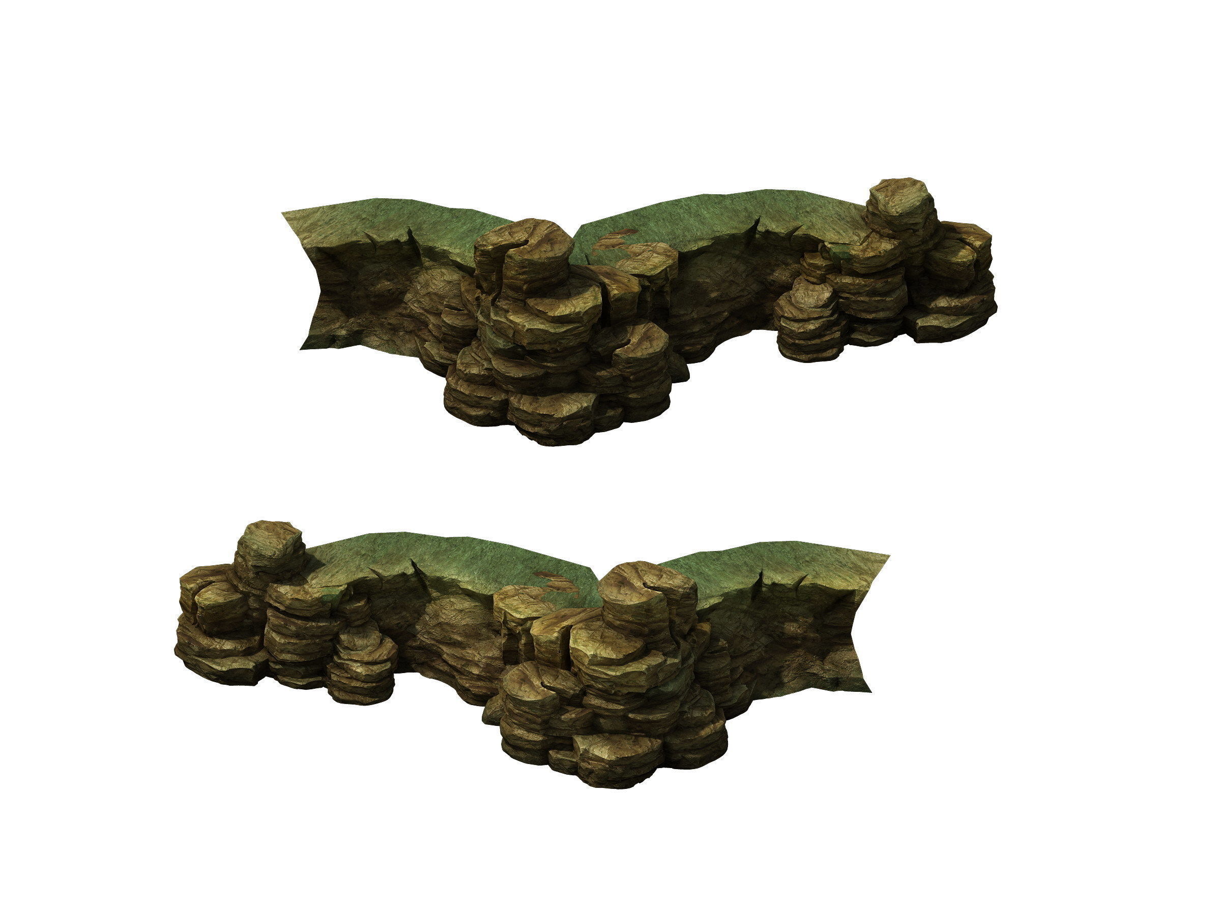 Game Model - Cliff 02 3D model_4