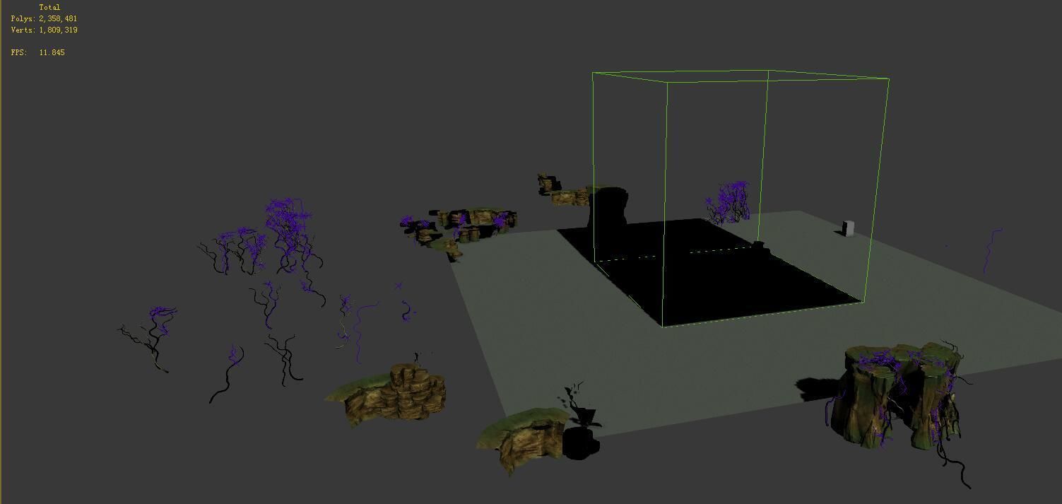 Game Model - Cliff 02 3D model_8