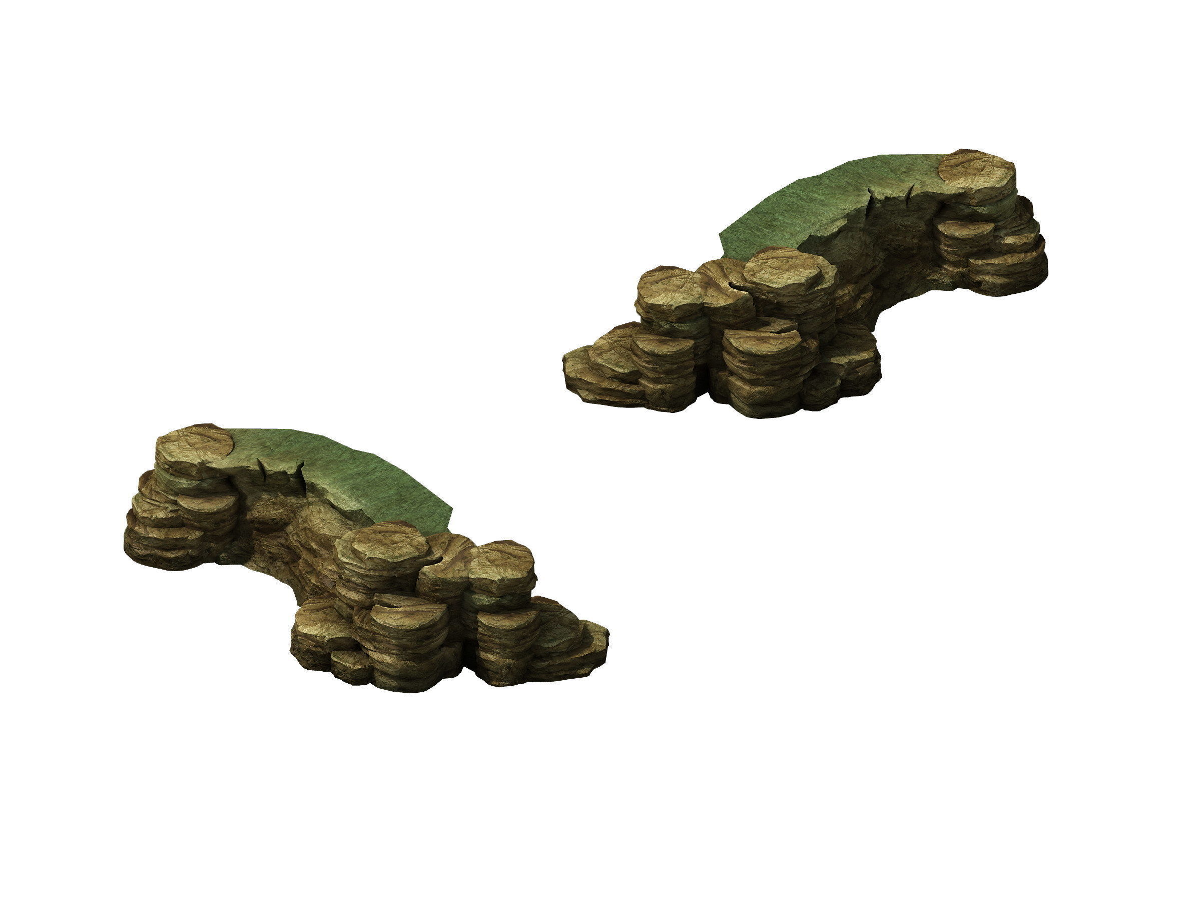 Game Model - Cliff 02 3D model_3