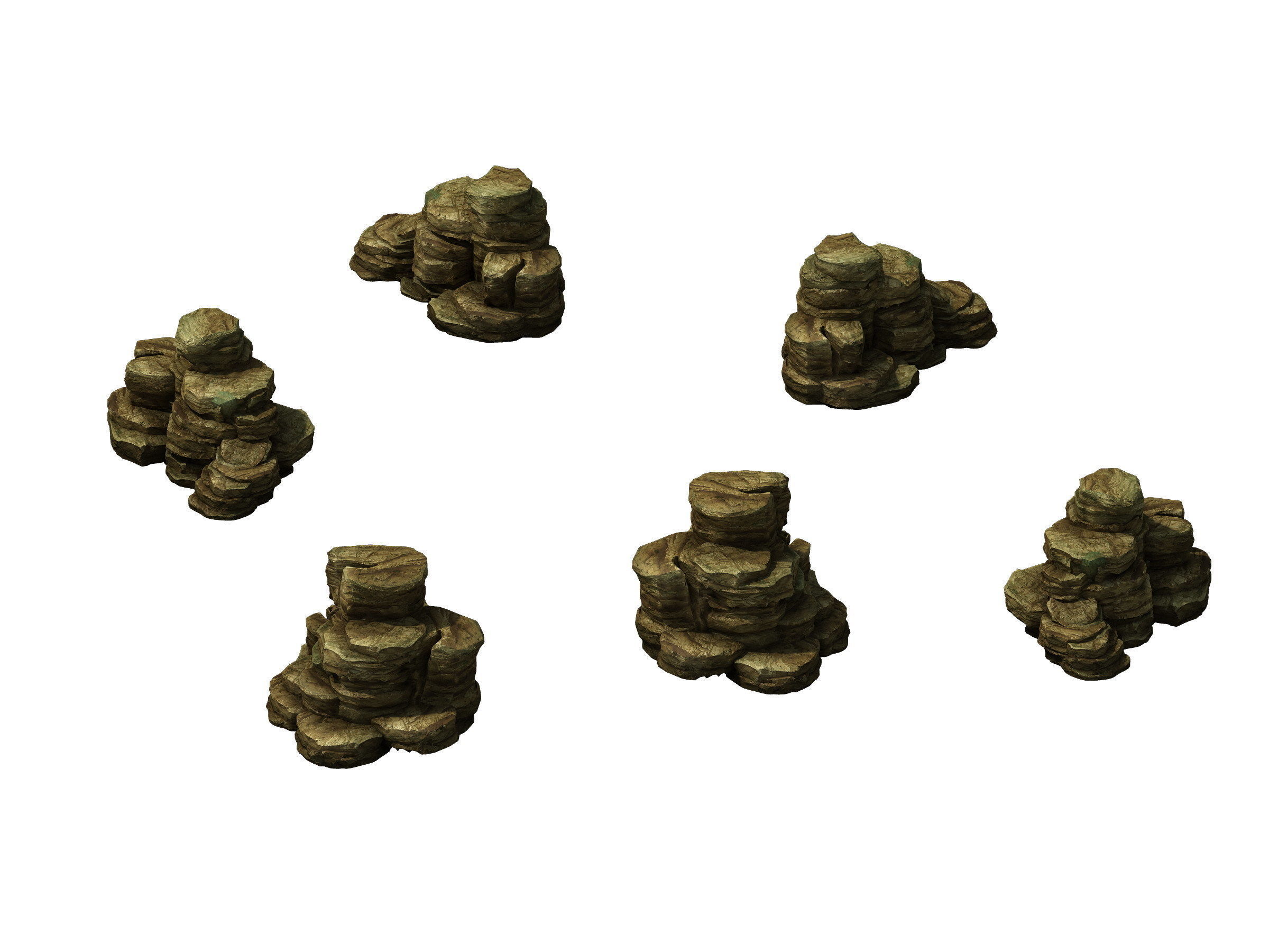 Game Model - Cliff 02 3D model_5