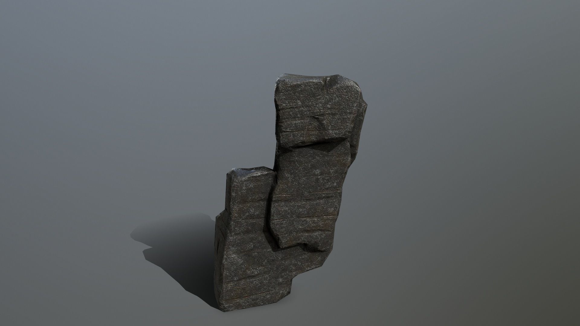 Rock Set Low-poly 3D model_13