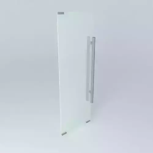 GLASS DOOR with glass, lock and hinger.