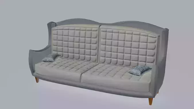 Chesterfield Vintage Wingback Sofa