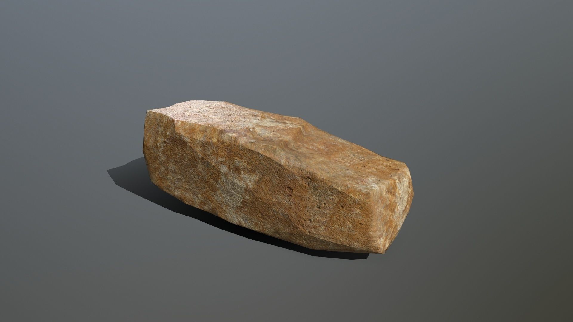 Rock Set Low-poly 3D model_8