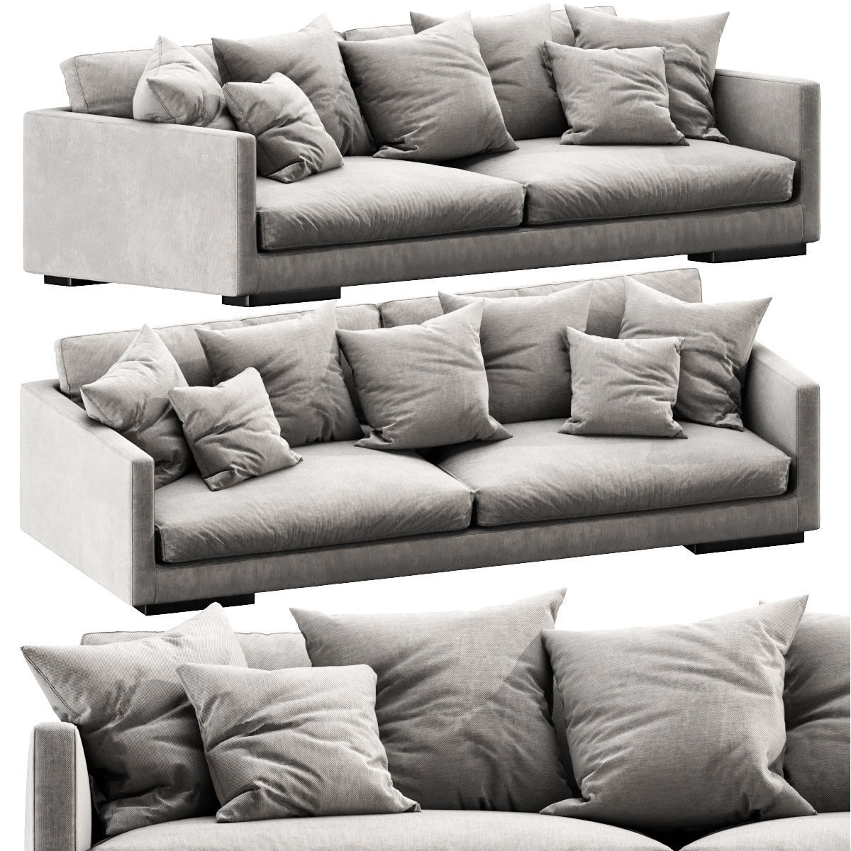 Flexform Magnum 3D model_2