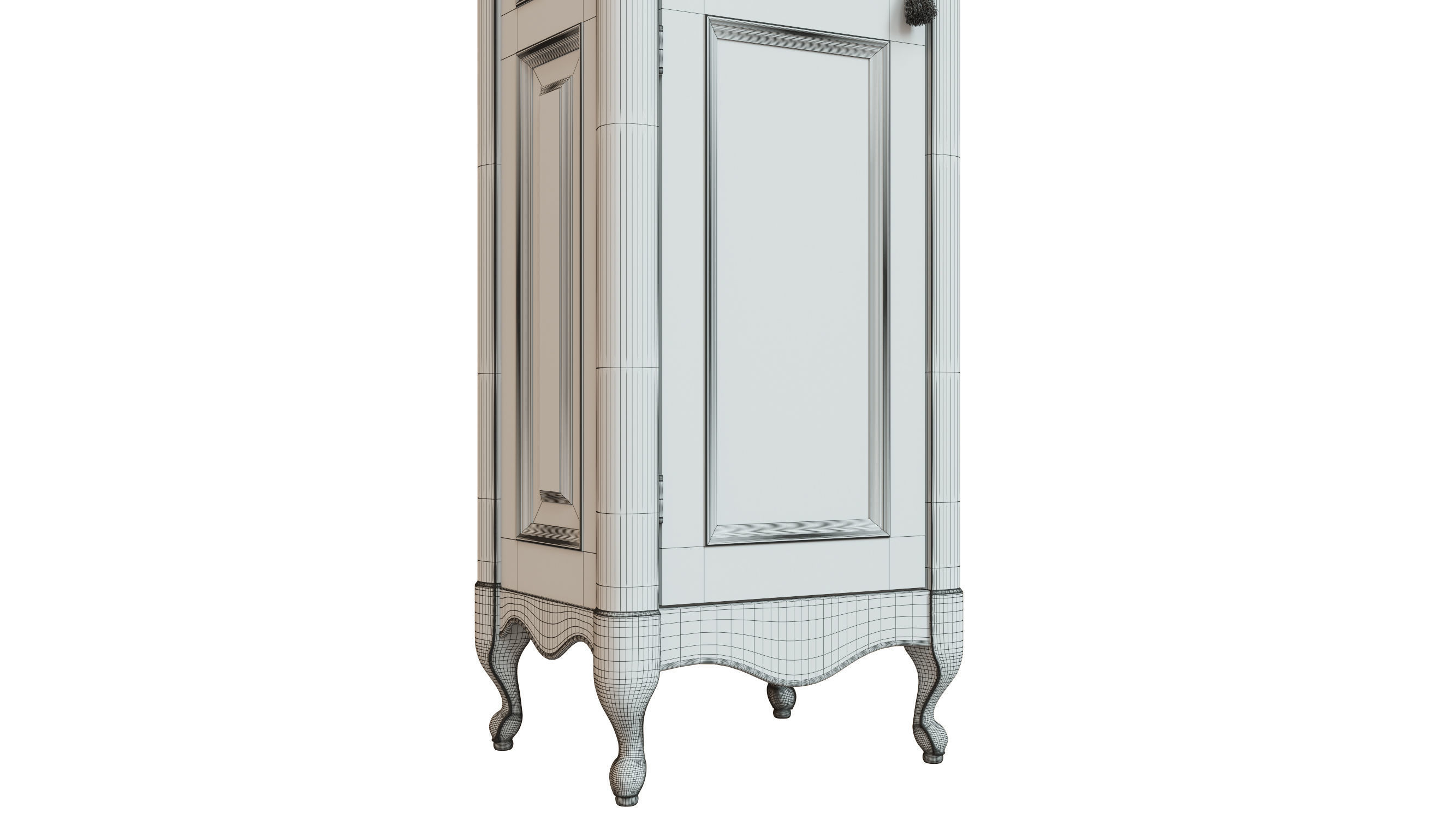 classic cabinet 03 01 3D model_8