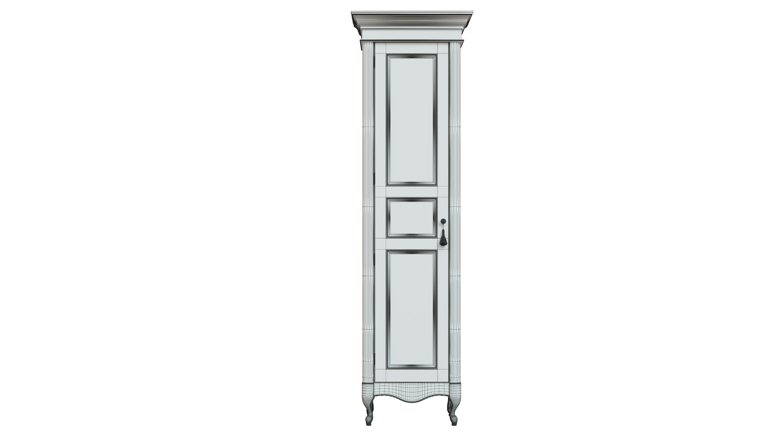 classic cabinet 03 01 3D model_9