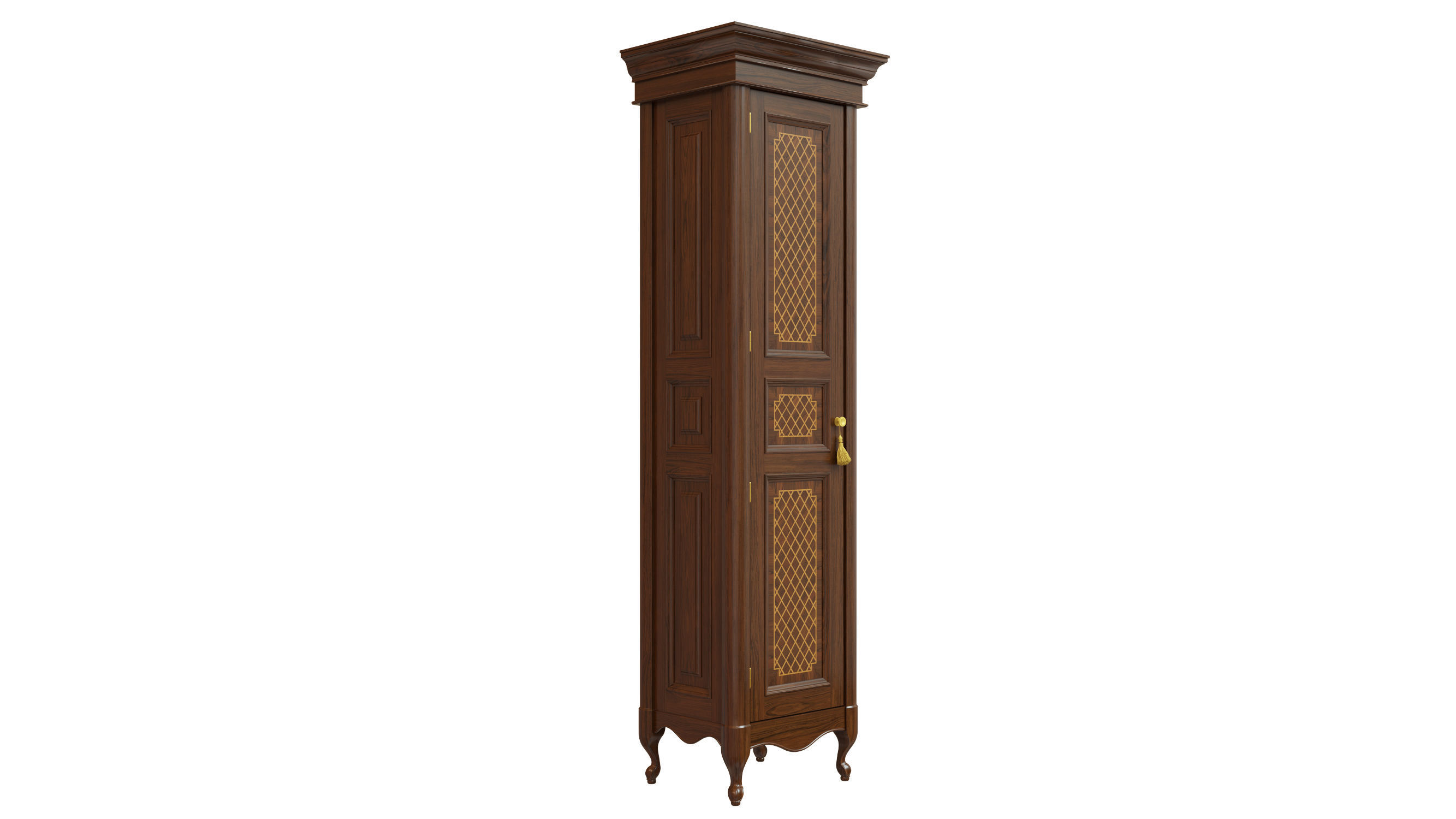 classic cabinet 03 01 3D model_2