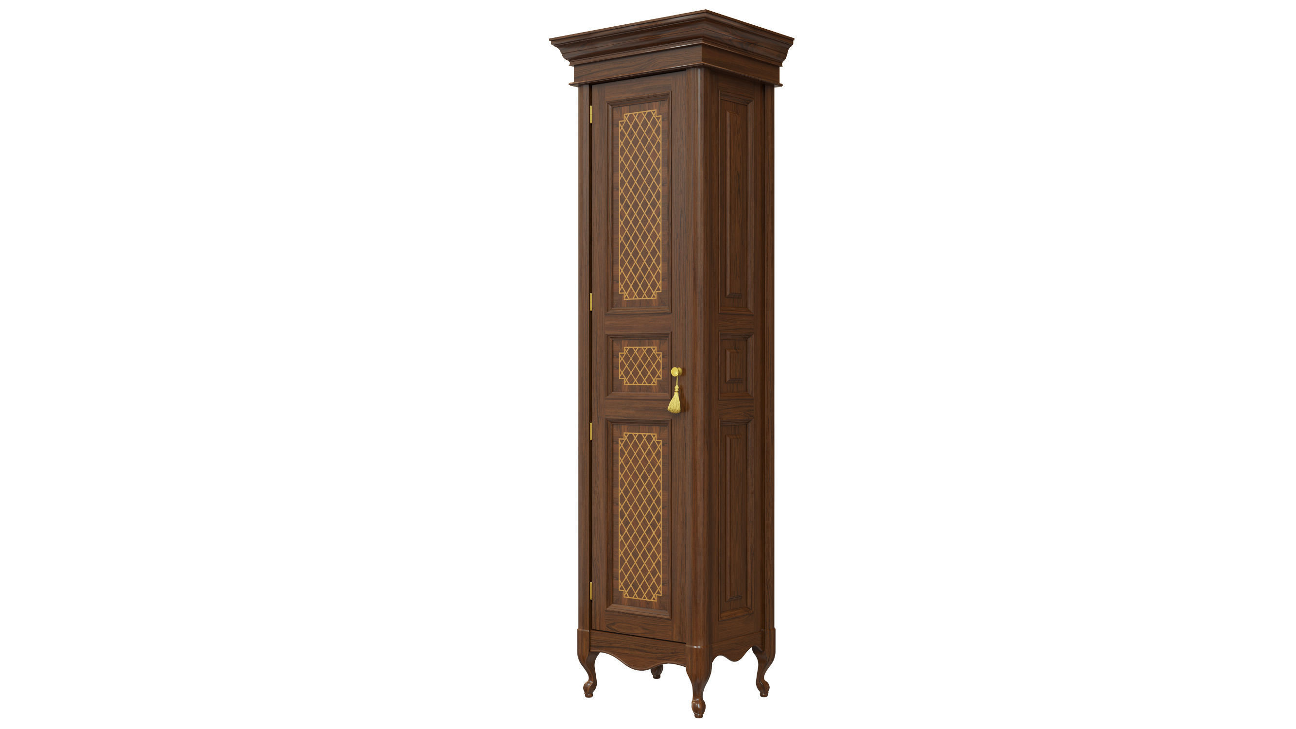 classic cabinet 03 01 3D model_4