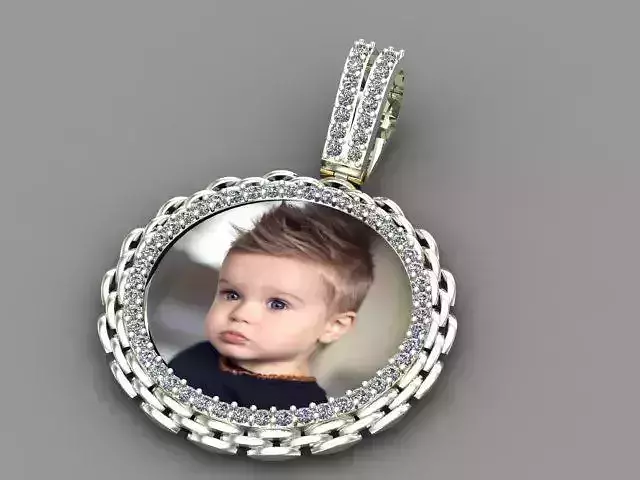 picture pendant chain STL