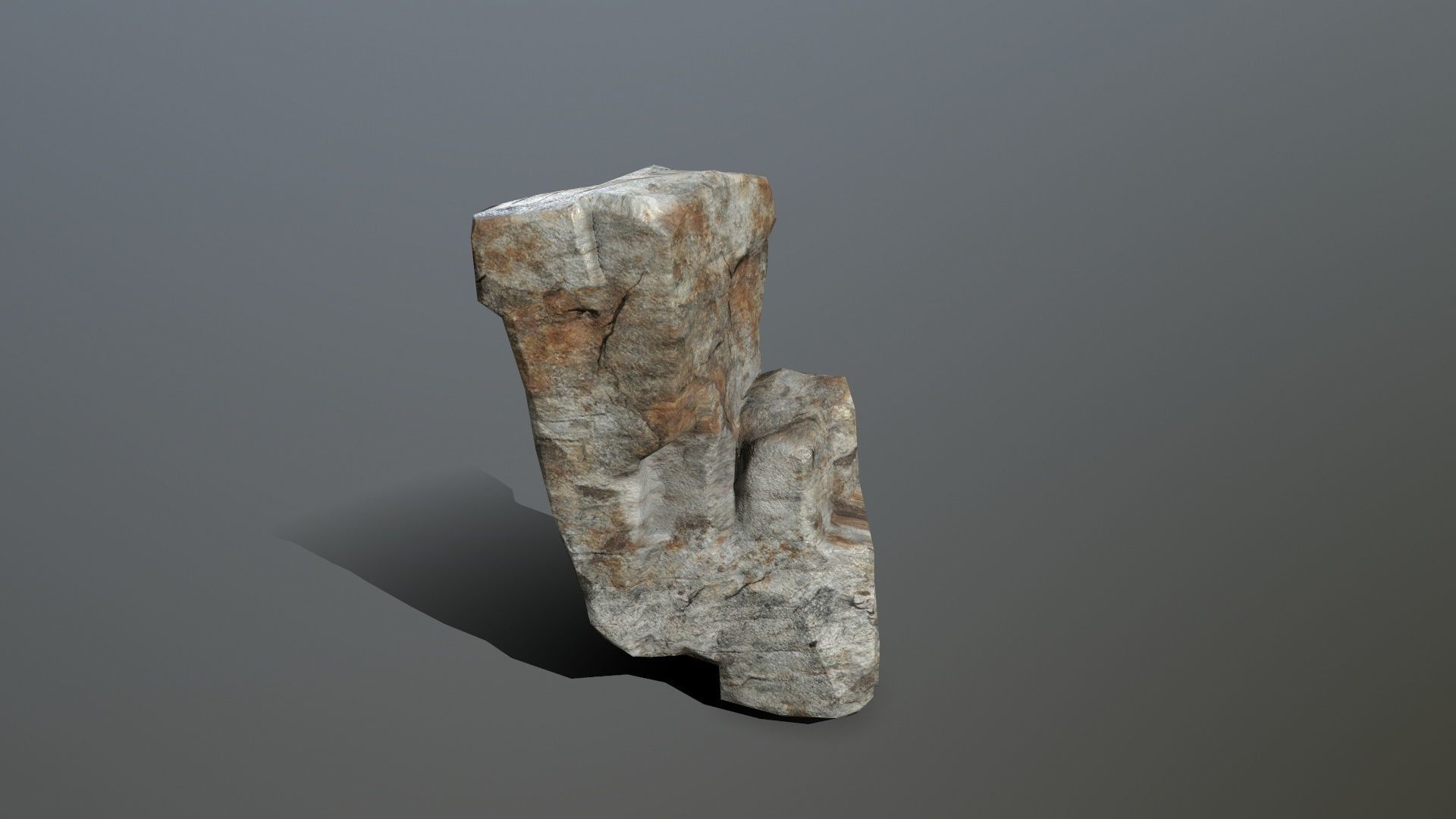 Rock Set Low-poly 3D model_12