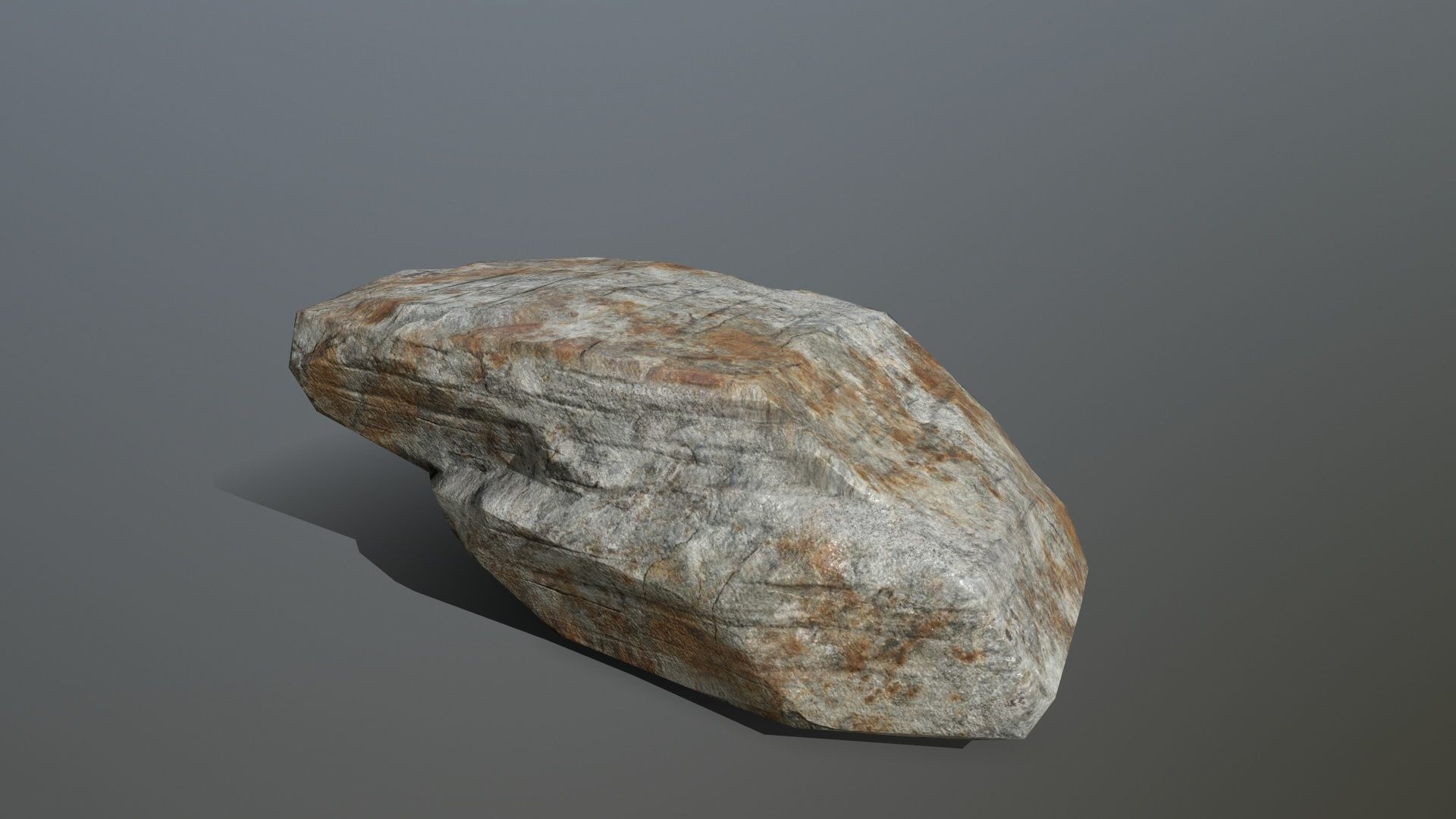 Rock Set Low-poly 3D model_5