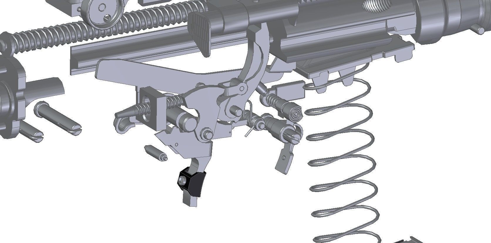 MSG-90 sniper rifle 3D model_15