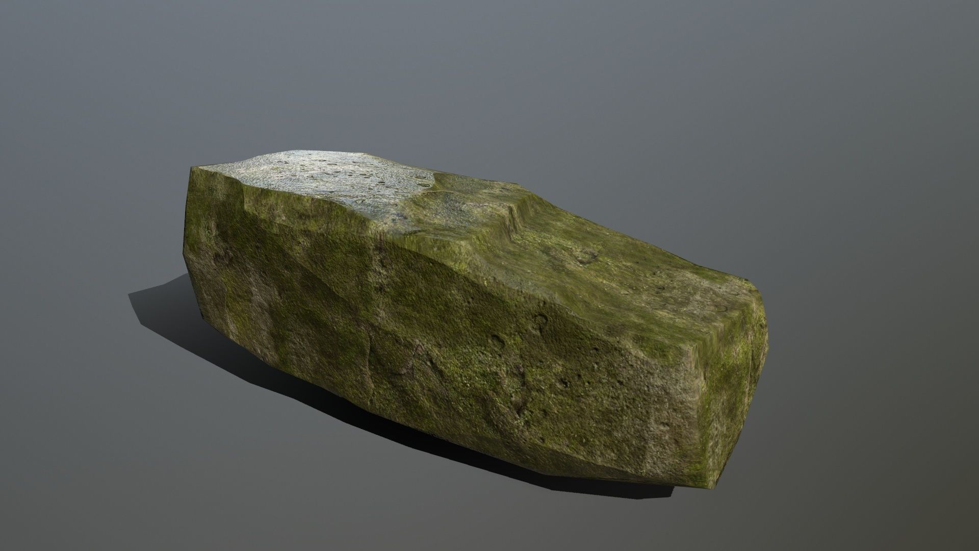 Rock Set Low-poly 3D model_3