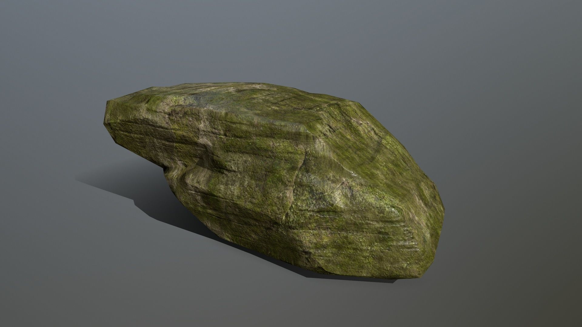 Rock Set Low-poly 3D model_6