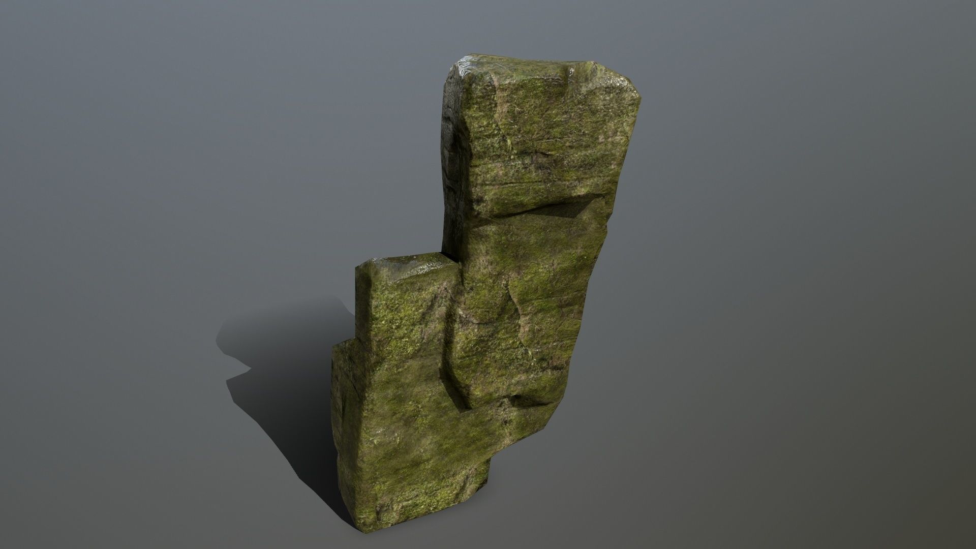 Rock Set Low-poly 3D model_12