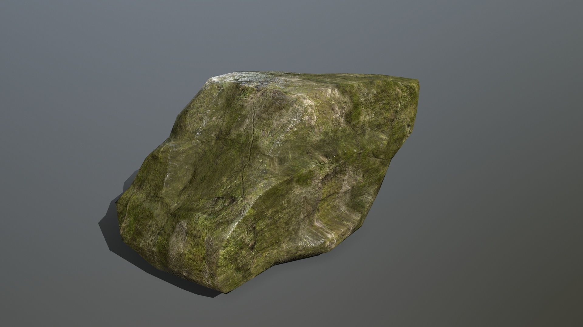 Rock Set Low-poly 3D model_5